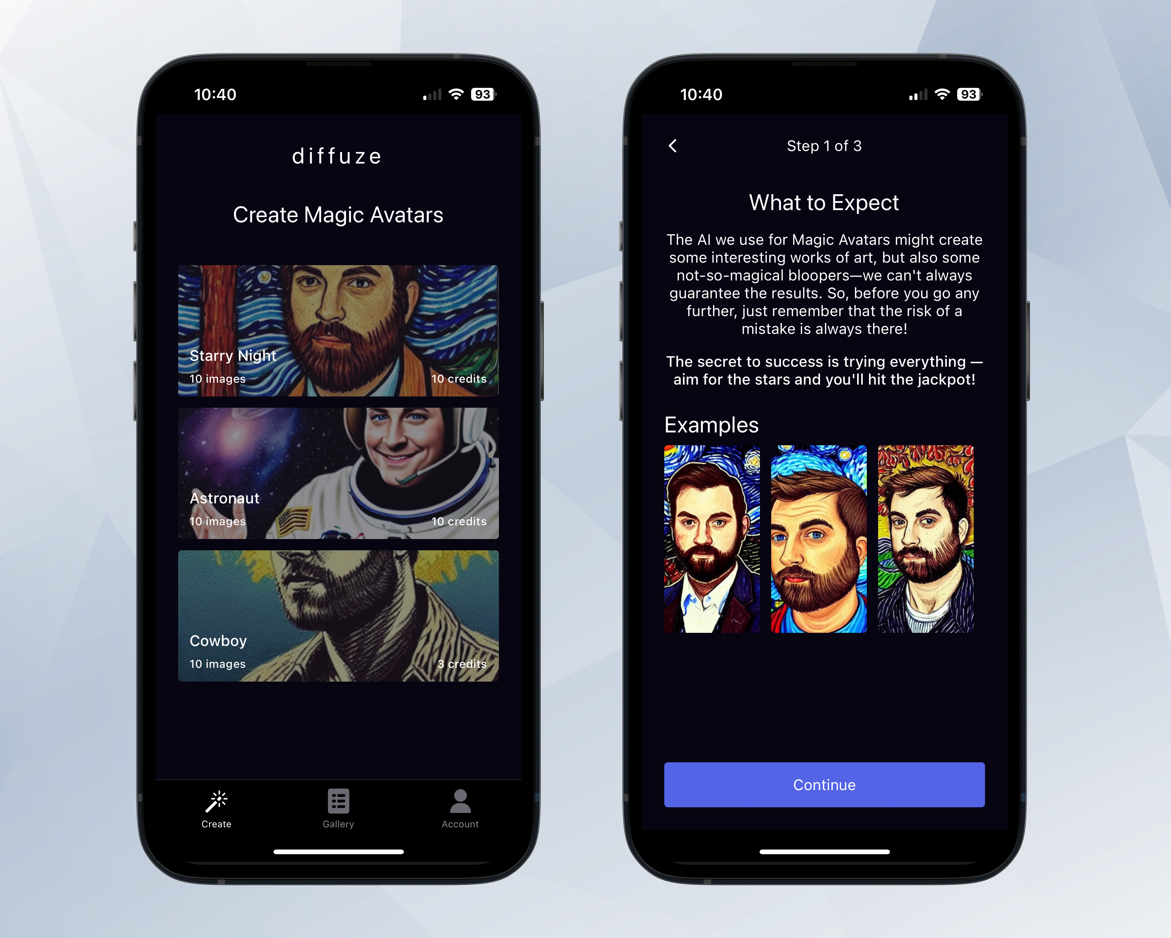 AI Art Mobile App
